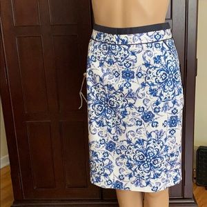 Mario Serrano NWT sz 6 lined cotton skirt